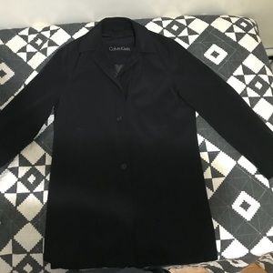 Calvin Klein Black Trench Coat